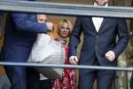 Amsterdam 3 september 2017  
Pamela Anderson vertrekt uit het Waldorf Astoria Hotel