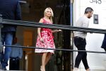 Amsterdam 3 september 2017  
Pamela Anderson vertrekt uit het Waldorf Astoria Hotel