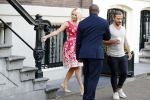 Amsterdam 3 september 2017  
Pamela Anderson vertrekt uit het Waldorf Astoria Hotel