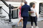 Amsterdam 3 september 2017  
Pamela Anderson vertrekt uit het Waldorf Astoria Hotel