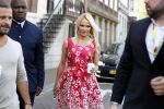 Amsterdam 3 september 2017  
Pamela Anderson vertrekt uit het Waldorf Astoria Hotel