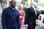 Amsterdam 3 september 2017  
Pamela Anderson vertrekt uit het Waldorf Astoria Hotel