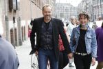 Amsterdam 1 juli 2017
Patricia Steur met haar vriend op straat in Amsterdam