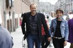 Amsterdam 1 juli 2017
Patricia Steur met haar vriend op straat in Amsterdam