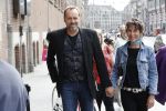 Amsterdam 1 juli 2017
Patricia Steur met haar vriend op straat in Amsterdam