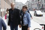 Amsterdam 1 juli 2017
Patricia Steur met haar vriend op straat in Amsterdam