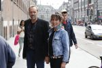 Amsterdam 1 juli 2017
Patricia Steur met haar vriend op straat in Amsterdam