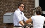Amsterdam 5 juli 2017
Henry van Loon op terrasPaul Groot op de fiets in Amsterdam