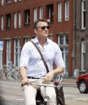 Amsterdam 5 juli 2017
Henry van Loon op terrasPaul Groot op de fiets in Amsterdam