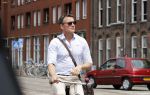 Amsterdam 5 juli 2017
Henry van Loon op terrasPaul Groot op de fiets in Amsterdam