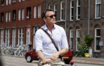 Amsterdam 5 juli 2017
Henry van Loon op terrasPaul Groot op de fiets in Amsterdam