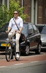 Amsterdam 5 juli 2017
Henry van Loon op terrasPaul Groot op de fiets in Amsterdam