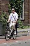 Amsterdam 5 juli 2017
Henry van Loon op terrasPaul Groot op de fiets in Amsterdam