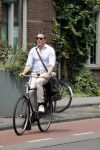 Amsterdam 5 juli 2017
Henry van Loon op terrasPaul Groot op de fiets in Amsterdam