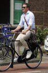 Amsterdam 5 juli 2017
Henry van Loon op terrasPaul Groot op de fiets in Amsterdam