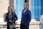 Leiden 2 juli 2017 
Jochem Myjer en zijn vriendin Marloes Novan vieren de 40e verjaardag van Jochem met familie en vrienden. Peter Heerschop met vrouw