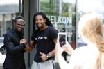 Rotterdam 6 augustus 2017
Regilio Tuur met zijn moeder in Rotterdam