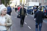 Amsterdam 3 september 2017  
ALS Cityswim in de amsterdamse grachten. Johnny de Mol jr en Rick Brandsteder zemmen met Ralph en Carlijn de Vies en hun kinderen  zoon Daniel en  hun dochter