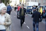 Amsterdam 3 september 2017  
ALS Cityswim in de amsterdamse grachten. Johnny de Mol jr en Rick Brandsteder zemmen met Ralph en Carlijn de Vies en hun kinderen  zoon Daniel en  hun dochter