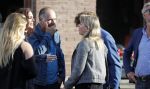 Leiden 2 juli 2017 
Jochem Myjer en zijn vriendin Marloes Novan vieren de 40e verjaardag van Jochem met familie en vrienden. Ricky Koole met man Leo Blokhuis