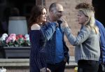 Leiden 2 juli 2017 
Jochem Myjer en zijn vriendin Marloes Novan vieren de 40e verjaardag van Jochem met familie en vrienden. Ricky Koole met man Leo Blokhuis