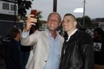 Hilversum 11 juli 2017
Premiere war of the planet of the apes in bioscoop Hilversum. Rico Verhoeven met zijn zwangere vrouw en met fans