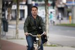 Amsterdam 26 juli 2017
Rik v d Westelaken op de fiets in Amsterdam
