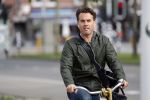 Amsterdam 26 juli 2017
Rik v d Westelaken op de fiets in Amsterdam