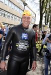 Amsterdam 3 september 2017  
ALS Cityswim in de amsterdamse grachten. Rintje Ritsma