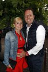 Hilversum 11 juli 2017
Premiere war of the planet of the apes in bioscoop Hilversum. Rob Geus met zijn zwangere vrouw