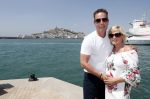 ibiza 24 juni 2017 
Rob Geus met zijn zwangere vrouw op vakantie op ibiza