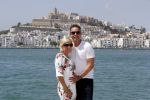 ibiza 24 juni 2017 
Rob Geus met zijn zwangere vrouw op vakantie op ibiza