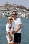 ibiza 24 juni 2017 
Rob Geus met zijn zwangere vrouw op vakantie op ibiza