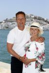 ibiza 24 juni 2017 
Rob Geus met zijn zwangere vrouw op vakantie op ibiza