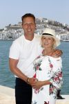 ibiza 24 juni 2017 
Rob Geus met zijn zwangere vrouw op vakantie op ibiza