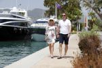 ibiza 24 juni 2017 
Rob Geus met zijn zwangere vrouw op vakantie op ibiza