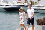 ibiza 24 juni 2017 
Rob Geus met zijn zwangere vrouw op vakantie op ibiza