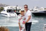 ibiza 24 juni 2017 
Rob Geus met zijn zwangere vrouw op vakantie op ibiza