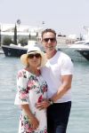 ibiza 24 juni 2017 
Rob Geus met zijn zwangere vrouw op vakantie op ibiza