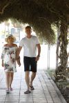 ibiza 24 juni 2017 
Rob Geus met zijn zwangere vrouw op vakantie op ibiza