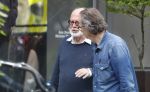 Amsterdam 15 juli 2017  
Rob Houwer met Ate de Jongh op de cornelis schuytstraat