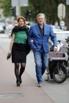 Amsterdam 15 juli 2017
Frits Huffnagel viert zijn 50e verjaardag. Roelof Hemmen met vriendin