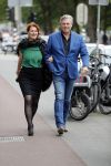 Amsterdam 15 juli 2017
Frits Huffnagel viert zijn 50e verjaardag. Roelof Hemmen met vriendin