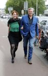 Amsterdam 15 juli 2017
Frits Huffnagel viert zijn 50e verjaardag. Roelof Hemmen met vriendin