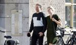 Leiden 2 juli 2017 
Jochem Myjer en zijn vriendin Marloes Novan vieren de 40e verjaardag van Jochem met familie en vrienden. Ronald Molendijk met zijn vrouw Angelique Breve