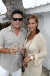 Saint Tropez 3 augustus 2017
Jan des Bouvrie viert zijn 75e verjaardag met familie en vrienden bij Tropezina. Ronald Egger met vriendin Loraine