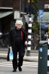 Amsterdam 28 juli 2017
Rudi Fuchs op straat in amsterdam.