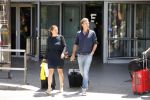 ibiza 27 juli 2017
Rutger castricum met zijn vrouw op het vliegveld van ibiza.