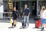 ibiza 27 juli 2017
Rutger castricum met zijn vrouw op het vliegveld van ibiza.