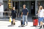 ibiza 27 juli 2017
Rutger castricum met zijn vrouw op het vliegveld van ibiza.